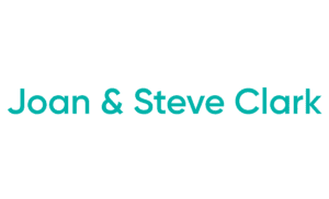 Teal text with ampersand on white background