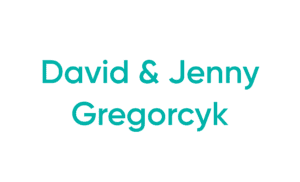 Teal names on white background