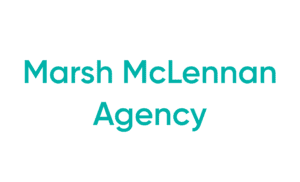Marsh McLennan Agency teal text on white