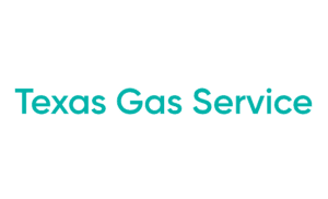 Texas Gas Service teal logo on white background