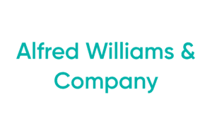 Alfred Williams & Company teal logo text