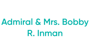 Turquoise text on white background showing name