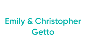 Teal names on white background