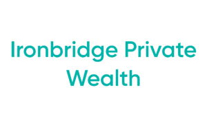 Ironbridge Private Wealth teal logo on white