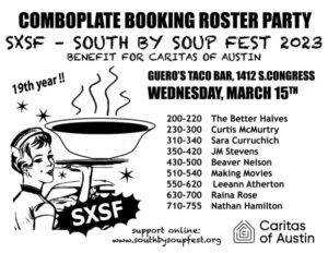 South by Soup Fest 2023 benefit poster