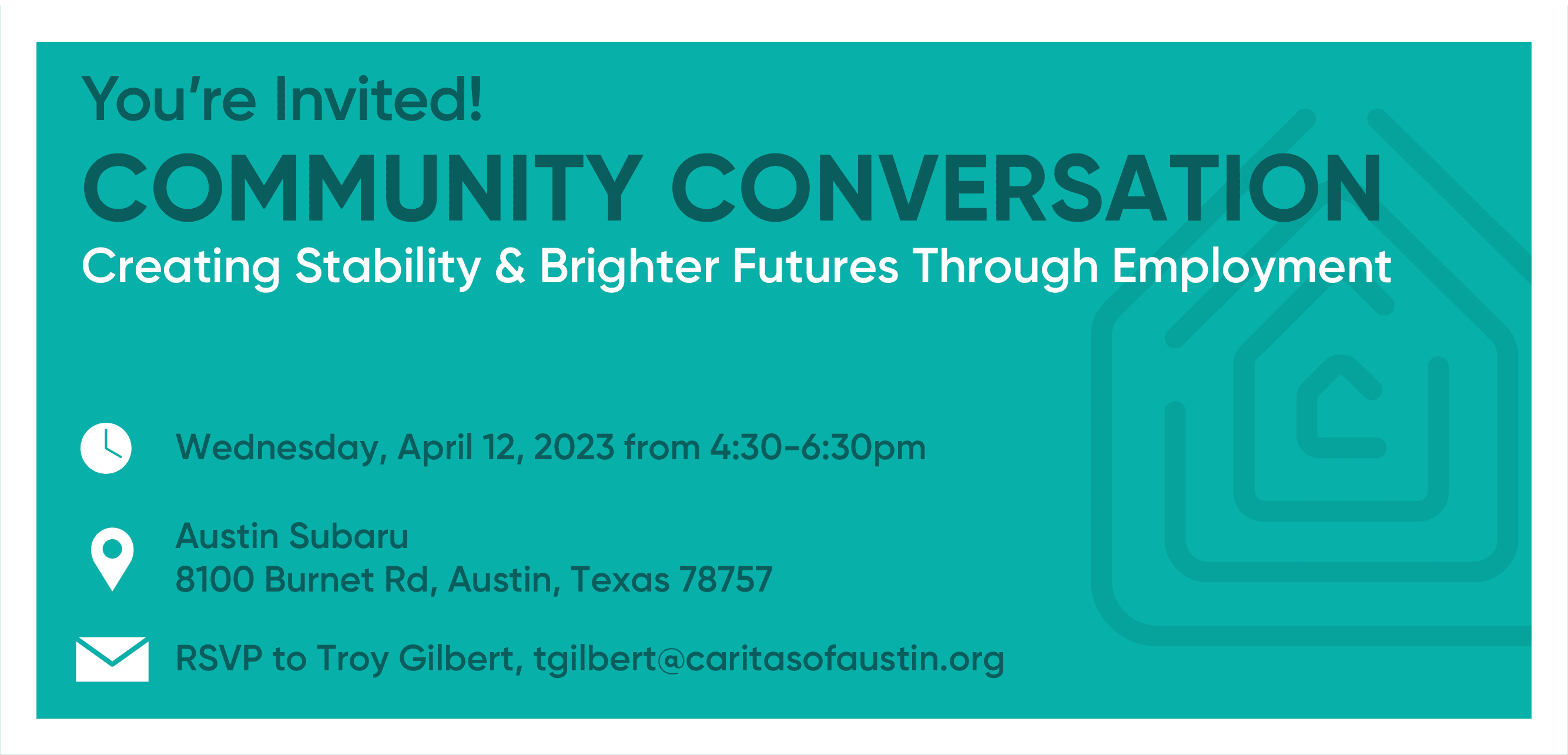 Invitation: Community Conversation on employment