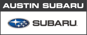 Austin Subaru sign displaying Subaru logo
