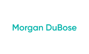 Teal "Morgan DuBose" text on white background