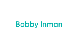 Centered teal text on white background
