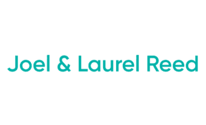 Teal names with ampersand on white background