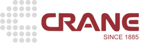 Crane logo with dotted circular icon