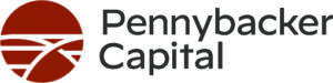 Pennybacker Capital logo with red circular emblem