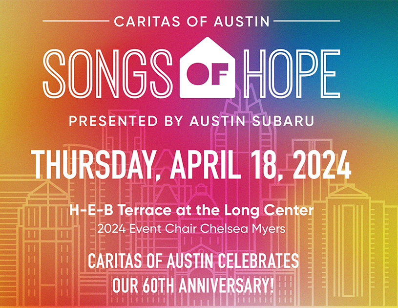 Songs of Hope event poster, April 18 2024