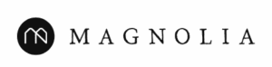 Magnolia logo with circular emblem