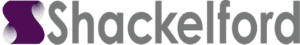 Shackelford logo with purple stylized S