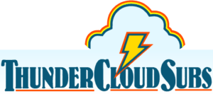 ThunderCloud Subs logo with cloud and lightning