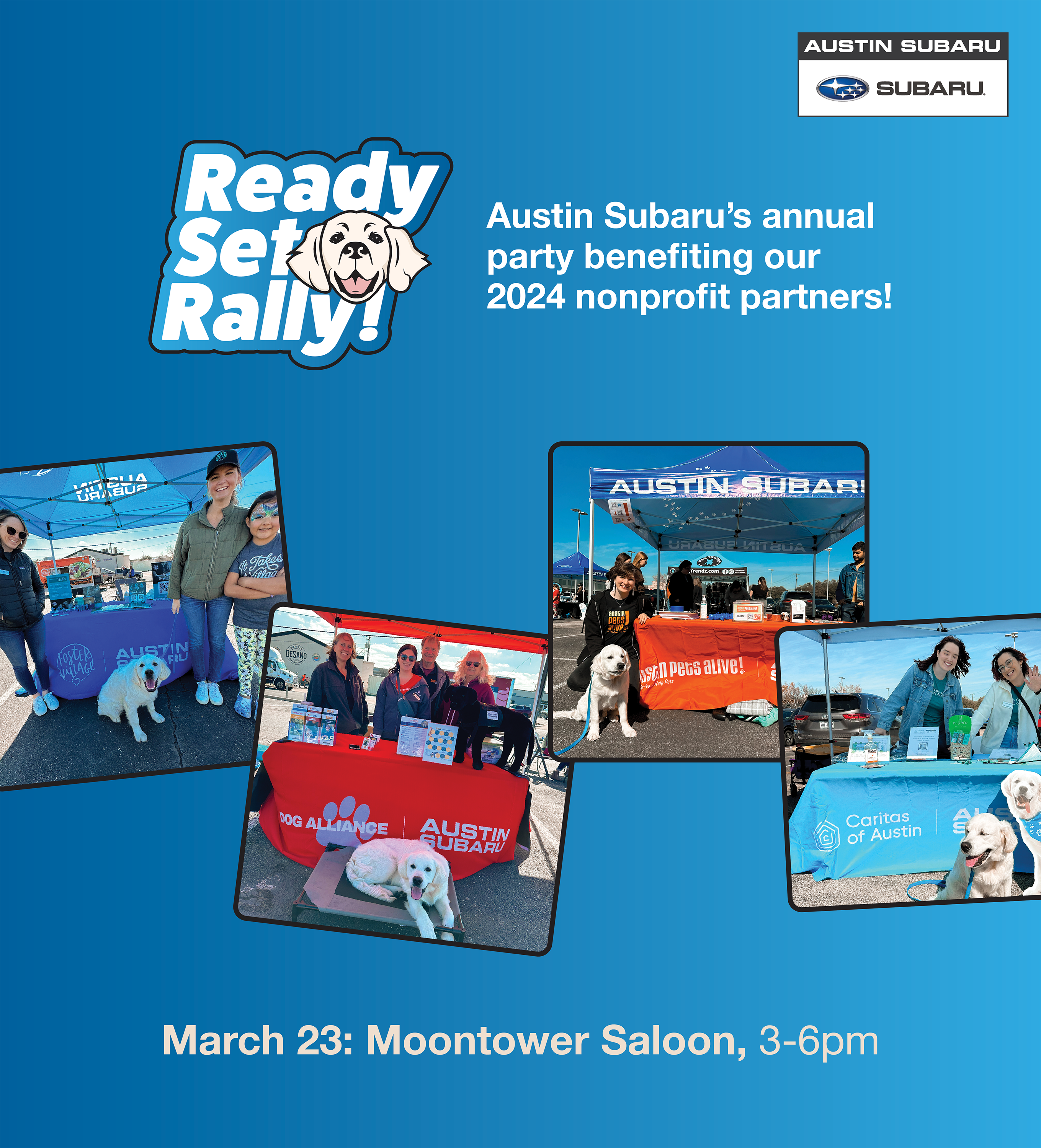 Austin Subaru Ready Set Rally event poster