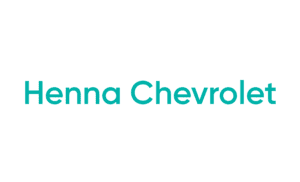 Henna Chevrolet logo on white background