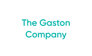 The Gaston Company teal text logo