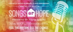 Caritas of Austin Songs of Hope banner