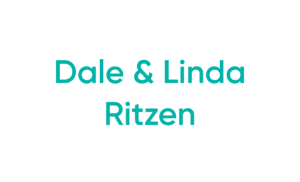 Teal text displaying two names on white background