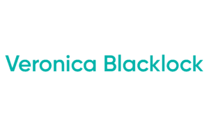 Teal two-word name text on white background