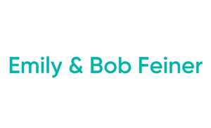 Teal text displaying two names on white background