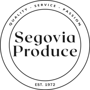 Segovia Produce circular logo, est. 1972